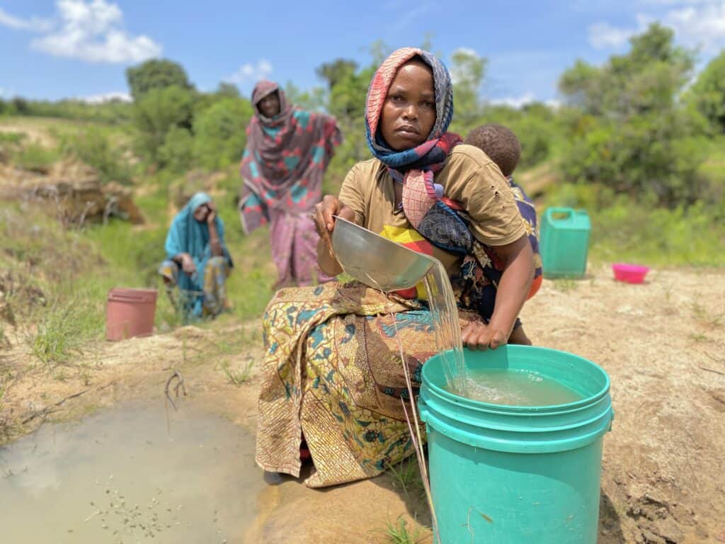 Point d'eau au village